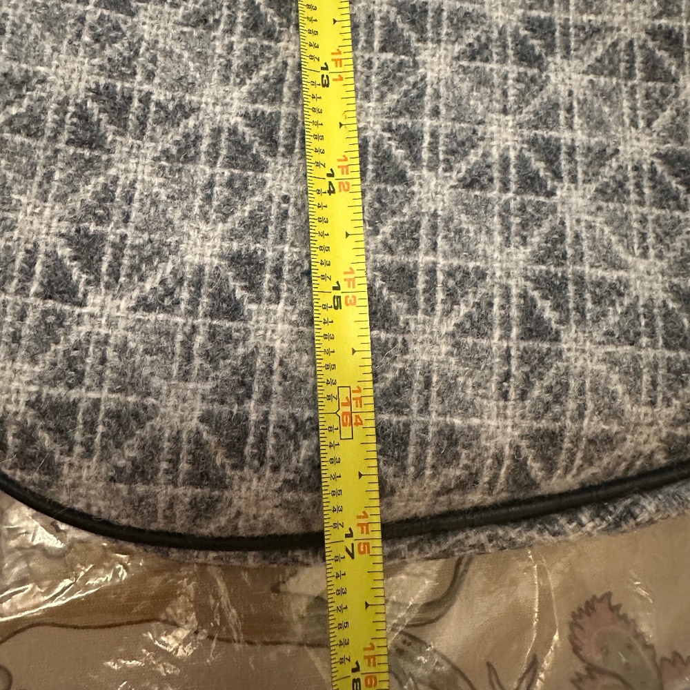 NWT AmeriBag Healthy Back Bag 17" wool special edition bag w/leather strap - Picture 10 of 13